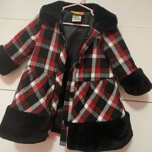 Beautiful and fancy girls jacket and hat